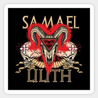 Samael And Lilith Magnet